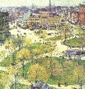 Childe Hassam Union Square in Spring oil painting reproduction